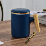 stock ceramic mug cups and mugs coffee coffee cup  with tea infuser