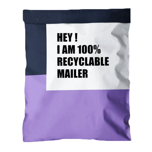 Custom Mailing Bag Wholesale Recycled Mailers Black  Poly Courier Bag Mailing Bags
