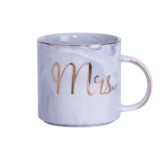Custom marble ceramic coffee cup private label print ceramic mug
