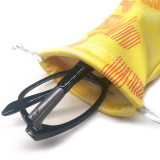 Custom Microfiber Dust Packaging Pink Soft Eyeglasses Eye Sun Glasses Sunglasses Pouch Bag With Custom Logo For Sunglasses