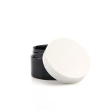 Custom 30ml 50ml 80g 100ml 120ml skin care cream plastic jar brown black body butter jar for butter lotion