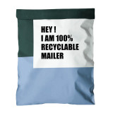 Custom Mailing Bag Wholesale Recycled Mailers Black  Poly Courier Bag Mailing Bags
