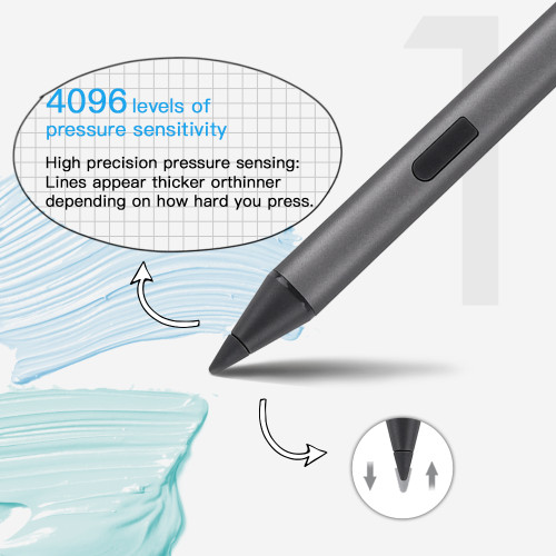 MPP 2.0 pen stylus eraser function tilt stylus pen with logo for lenovo DELL HP windows os pens with custom logo stylus