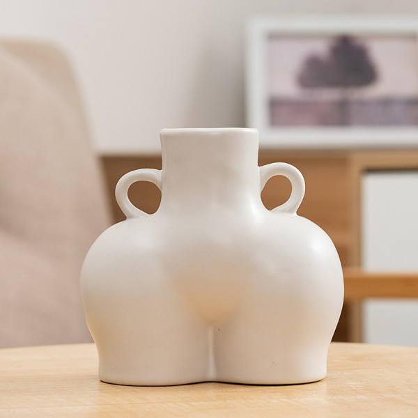 Vase Resin Butt Nude Handicraft Furnishings Flower Arrangement Flower  Garden Decoration Modern Home Decoration