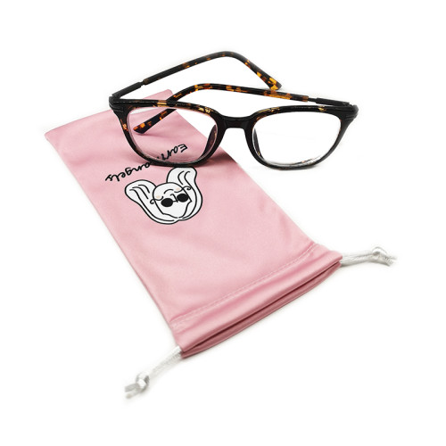 Customized Logo Printed Microfiber Packing  Bag Pouch for Eyewear