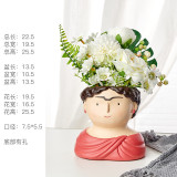Cartoon Succulent Plant Pot Cactus Plant Flower Pot Container Planter Cute Cartoon Design Plant Holder With Drain Hole
