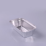 670ml Aluminum Takeaway Food Containers For Food Storage Fast 1.5lb Loaf Pan With Clear Lid