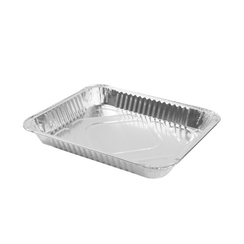 Eco-friendly Microwave Oven Refrigerated Container Food storing  Aluminium Foil Baking Tray