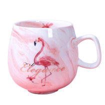 Flamingo Coffee Mugs Ceramic Mug Travel Cup Cute Cat Foot Ins 72*85mm 350ml