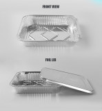 4700ML Aluminum Foil Chicken Container Foil Roaster Pan Disposable Aluminium Foil Trays For Oven