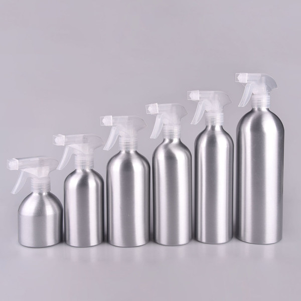 bottle aluminium Top Sale detergent 10ml 60ml 80ml empty aluminum bottle 500ml with fine mist spray