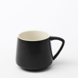 Food grade 400ml porcelain cold and hot coffee cup Handgrip Ceramic coffee mug