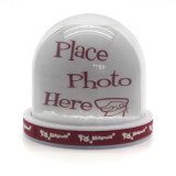 Custom photo snow globe home decoration&gift photo snowglobe