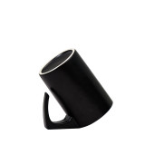 Custom logo inverted design ceramic coffee cup custom plain white porcelain mugs 380ml/13oz