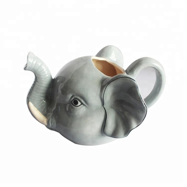 custom elephant animal creative tea ceramic cups