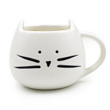 Cute cat mug design coffee cup with lid and spoon 301-400ml