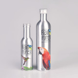 aluminium bottle High Quality Screen printing  300ml 450ml aluminum on sale aluminium empty oil water bottles