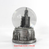 Unique landscape Central Park snow globe