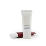 Factory price 200 ml 300 ml  Squeeze  container empty cosmetic packaging plastic cosmetic clear lip gloss tubes with screw lid