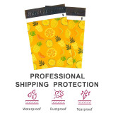 Custom Designs Reusable Biodegradable Co-extruded Delivery Packaging Courier Bag Yellow Orange Poly Mailers 10 X 13