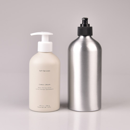 matte 750ml aluminium bottle shampoo hair care  38mm aluminum bottle pump