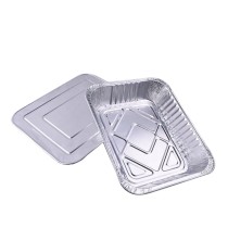 3500ml 1.5Lb Aluminum Foil Containers Barbecue Foil Trays For Food Packing