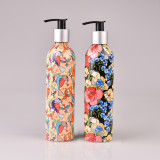 matte 750ml aluminium bottle shampoo hair care  38mm aluminum bottle pump