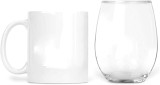 Amazon hot sale 11oz coffee mug and 17oz wine glass sets as your brand