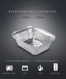 450ml Aluminium Foil Disposable Container F1 Aluminum Foil Food Dish