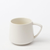 Food grade 400ml porcelain cold and hot coffee cup Handgrip Ceramic coffee mug