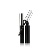 Custom logo 3ml empty portable silver eyelash extension container bottle plastic fiber lash mascara wand tube
