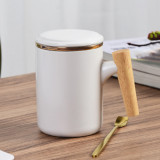stock ceramic mug cups and mugs coffee coffee cup  with tea infuser