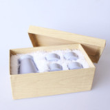 Custom Logo Wooden Gift Box Wine Glass Bottle Ceramic Tea Cups Sets Porcelain Japanese Sake Set