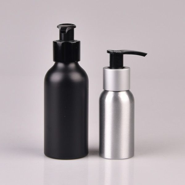 bottle aluminium empty Shampoo cleaning 200ml 250ml 500ml personel care  printing aluminum pump bottles
