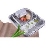 Disposable Aluminium Turkey Tray With Lid Aluminum Foil Food Packaging Container Manufacturer