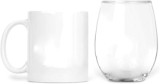 Amazon hot sale 11oz coffee mug and 17oz wine glass sets as your brand