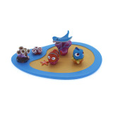 Resin marine micro-landscape fish magnet figurine decoration