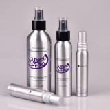 aluminium bottle Customized Available printing 400ml 500ml 650ml garden dedicated aluminum bottle refill  with pump
