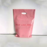 Manufactures Eco friendly Heat Seal Die Cut You Own  Custom Printing Shopping Plastic Bags With Own Logo