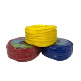 PP pe 3 Strands 3mm twisted fishing plastic packing agriculture Rope