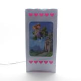 Cartoon characters Sofia kids bed side usb table lamp