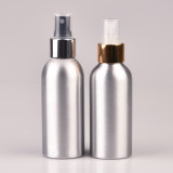 customization colorful Polishing 200ml 250ml aluminum 80ml aluminum hair spray bottle  with fine mist spray