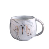 Factory Manufactured China Product Ceramic Coffee Cups Mr and Mrs Coffee Mug