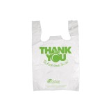 Custom cheap eco-friendly pla bio degradable compostable 100% corn starch plastic supermarket bags