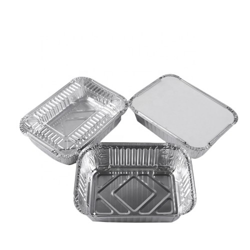 Tin Aluminum Rectangle Catering Foil Cooking Containers/Takeout Food Container