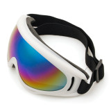 Fashion Color Safety Glasses Motor Bike Cycle Goggles Anti Fog Protective Ski Goggles