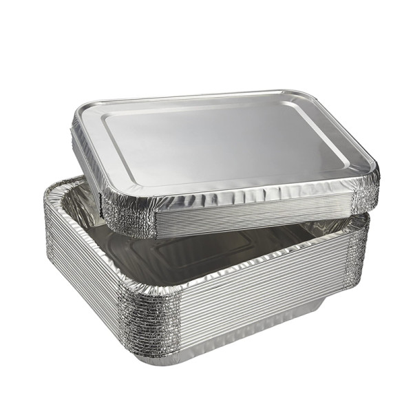 1100 Ml Disposable Aluminum Foil Takeaway Food Big Containers/Baking Tray