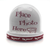 Custom photo snow globe home decoration&gift photo snowglobe