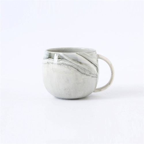 Custom marble ceramic coffee cup private label print ceramic mug