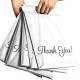 Amazon Hot Sales Custom Printed Die Cut Cornstarch Made Biodegradable Polythene Shipping Mailing Bags Poly Mailer With Handle